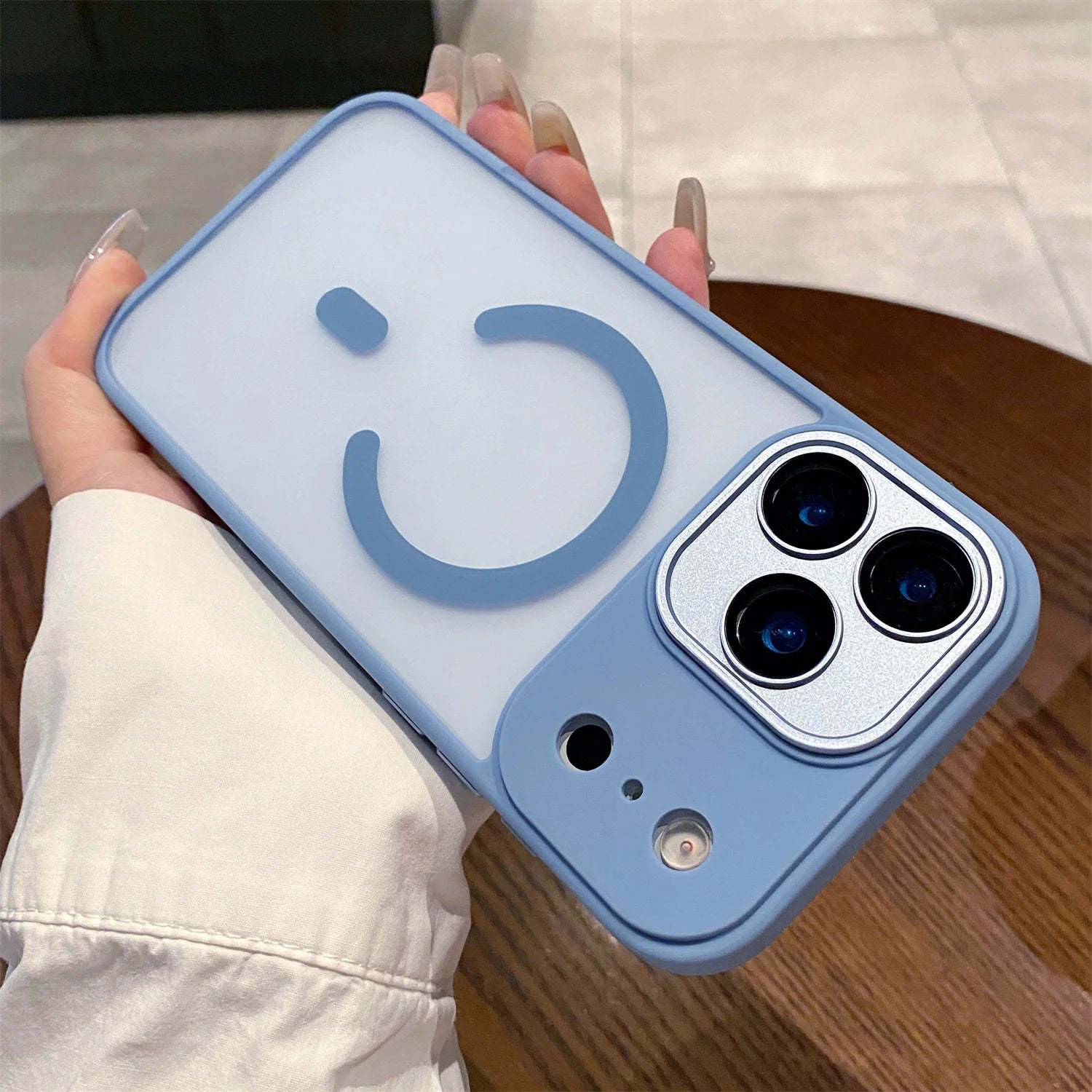 iPhone 17 Pro MagSafe Case with Lens Protector - Black | Tidesmit Sky blue Tidesmit