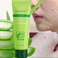 Aloe Vera Exfoliating Gel Facial Scrub - Gentle Smooth Skin Renewal Scrubs Treatments Default Title Tidesmit