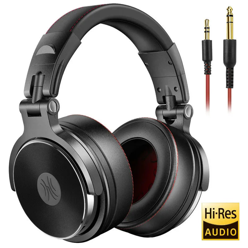 Studio Monitor Wired Headphones - High-Res Audio Pro-10/50 Series Pro-50-Black Tidesmit
