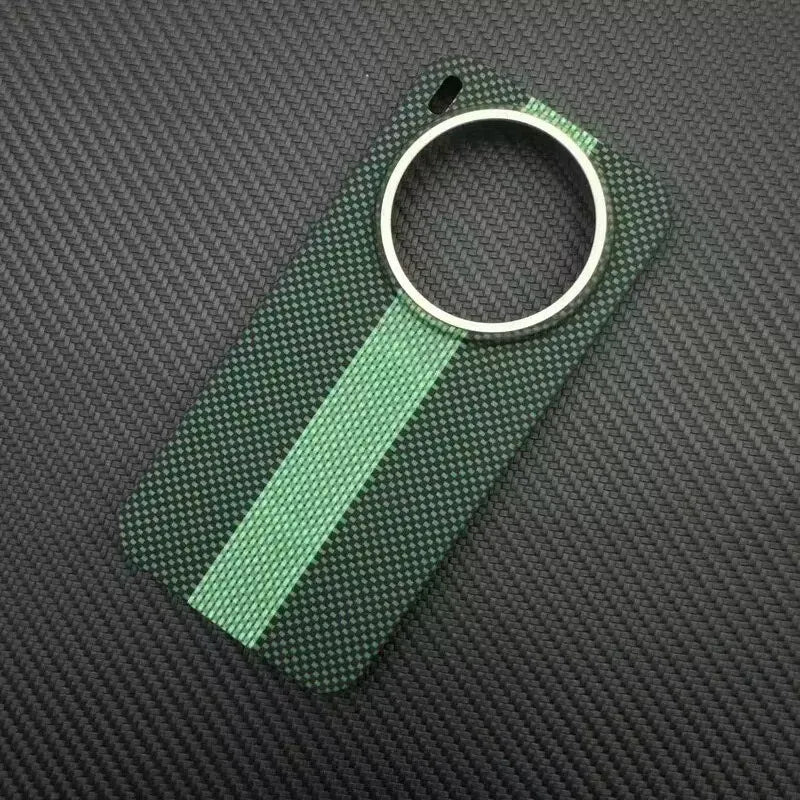 Vivo X300 Pro Aramid Fiber Case | Slim Military-Grade Magnetic Cover Green shade Tidesmit