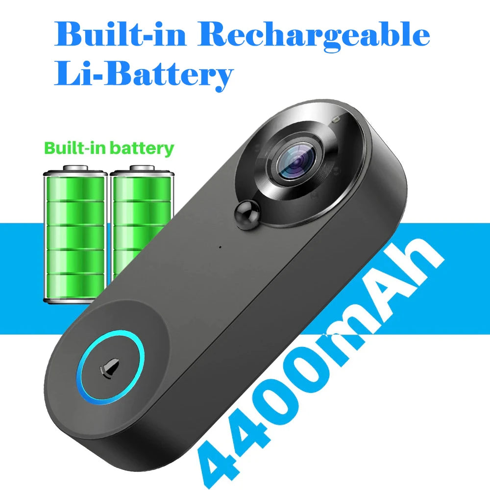5G 2.4G WiFi Video Doorbell 1080P Wireless Camera Door Bell Tuya Smart Home Security Motion Detect Night Vision Ringing Bell