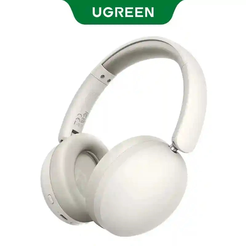 Tidesmit Wireless Over-Ear Headphones with 80H Battery and HiFi Audio Light Gray Tidesmit