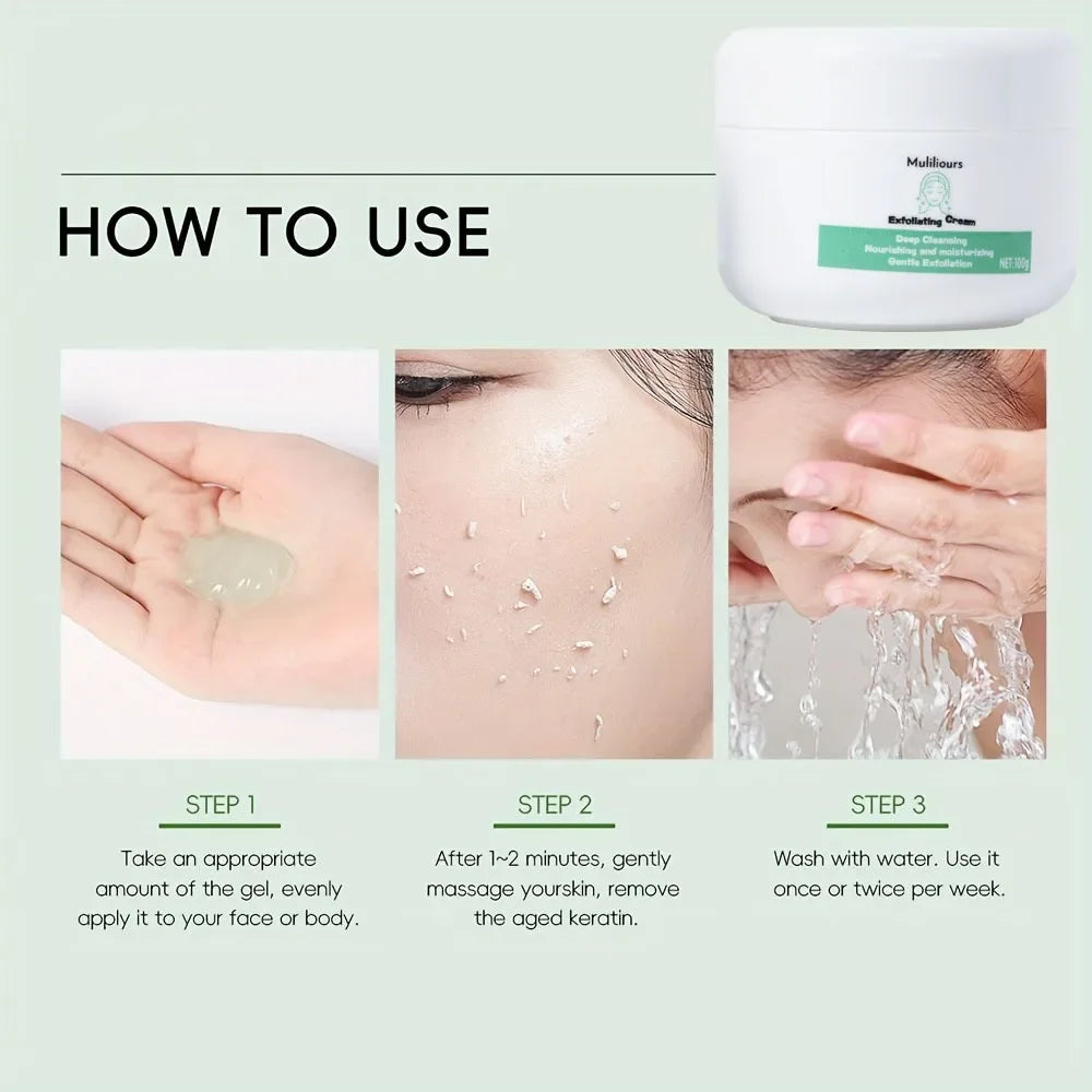 Gentle Exfoliating Peeling Gel | Deep Cleansing Facial Scrub 200g Scrubs Treatments Tidesmit