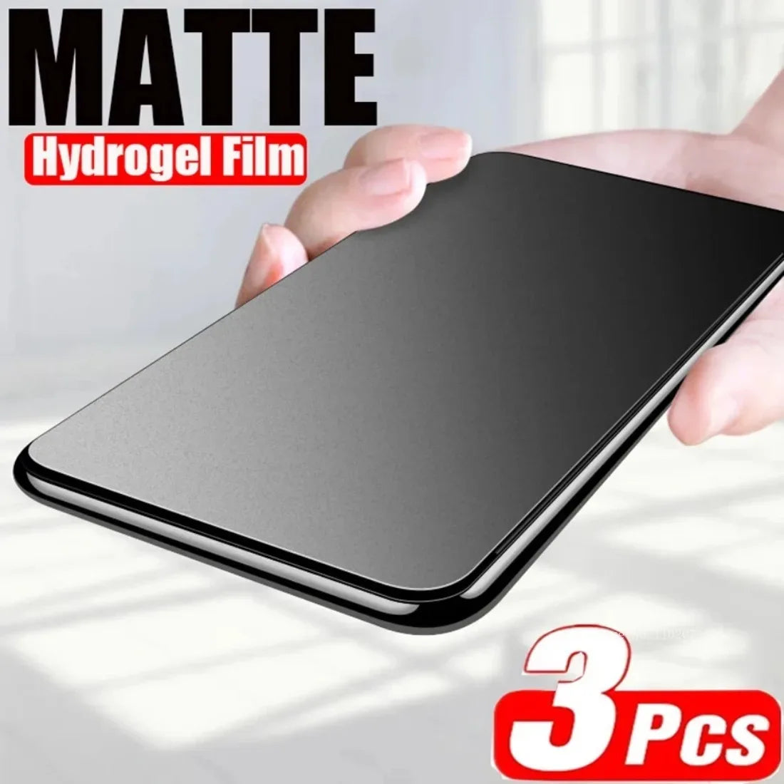 Samsung Galaxy Matte Hydrogel Screen Protector 3 Pack | Anti-Fingerprint 3 Pieces Matte Hydrogel film Tidesmit
