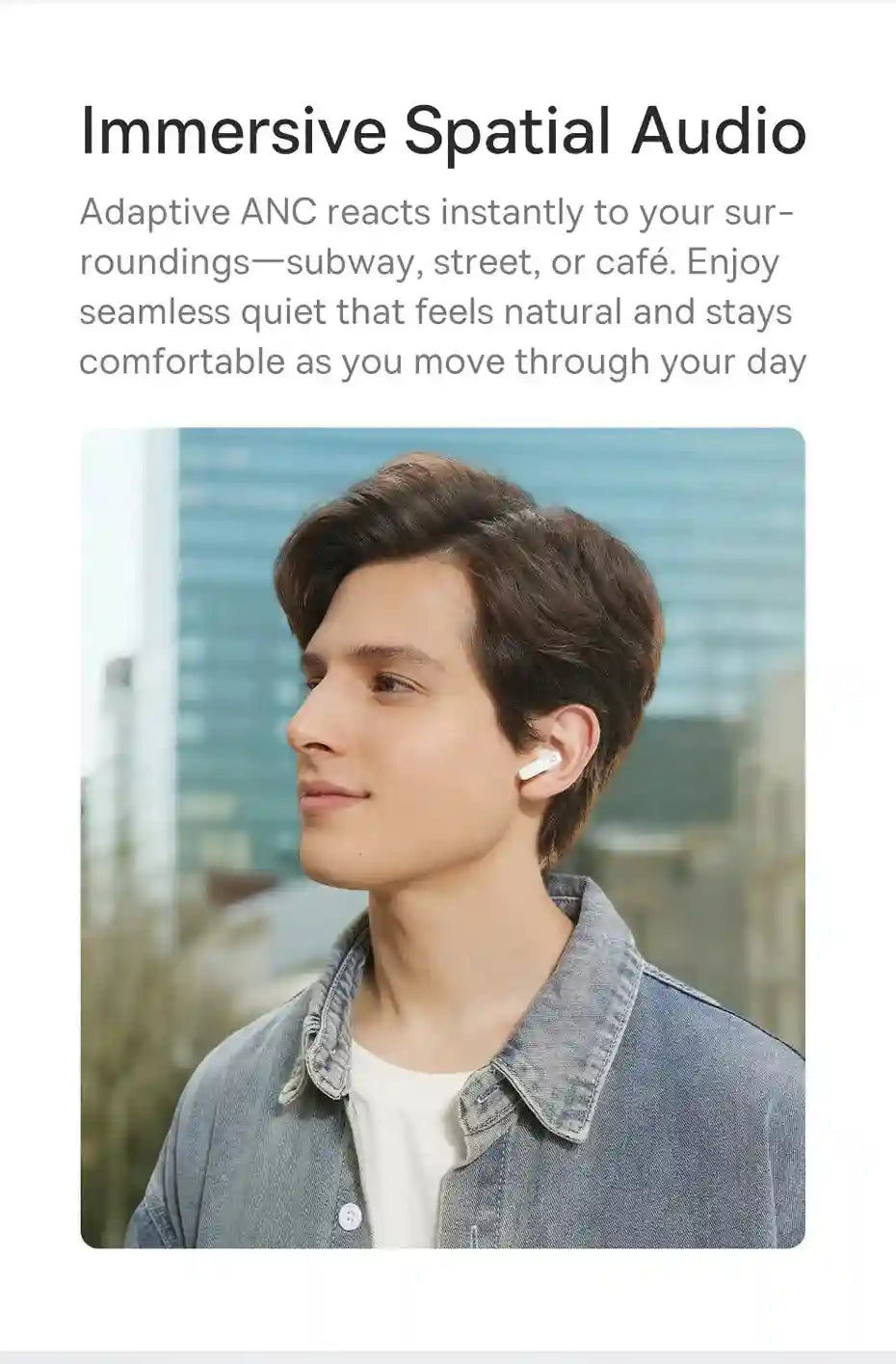 Wireless Earbuds with Active Noise Cancellation & Hi-Res Audio - Tidesmit Tidesmit