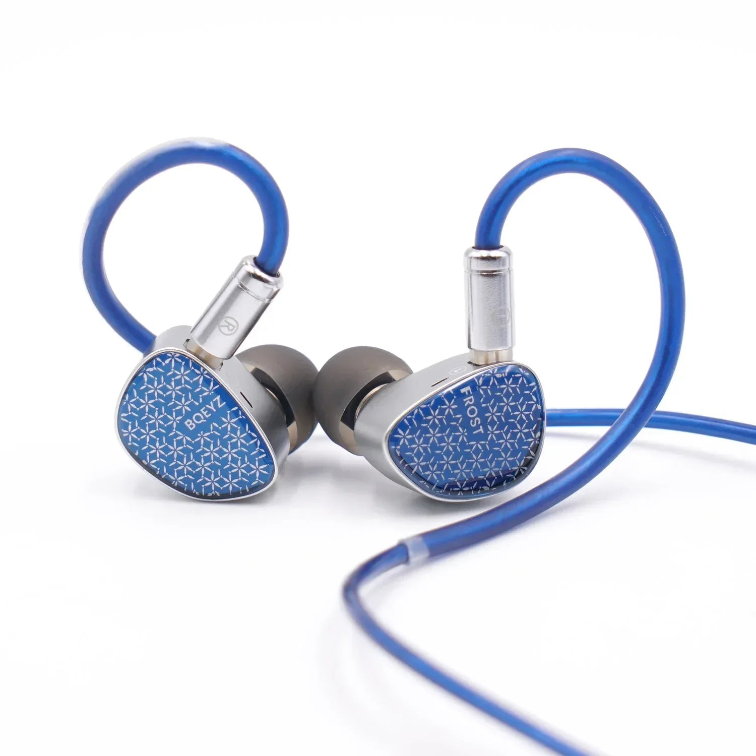 Micro Planar Wired HiFi Earphones 4.4mm Blue Glass by Tidesmit Tidesmit