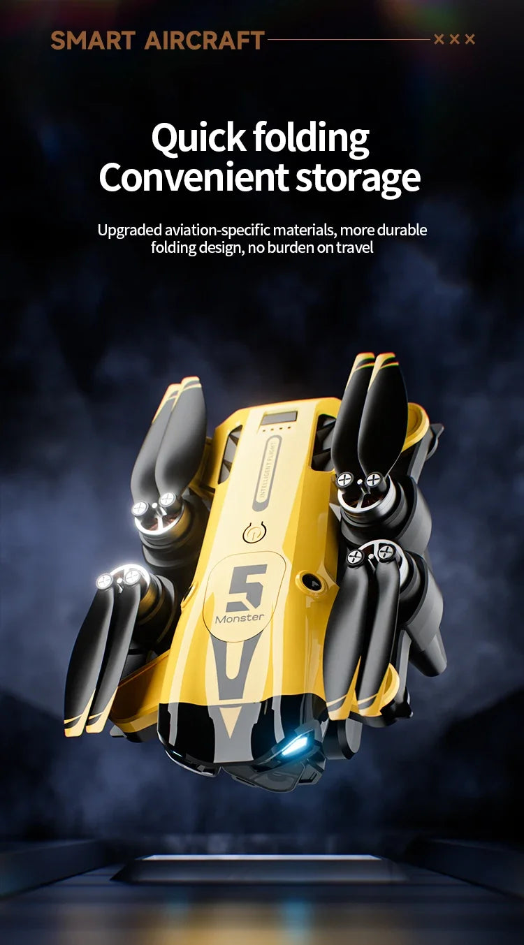 8K Camera Drone with Obstacle Avoidance & Brushless Motor - M5 Series Tidesmit