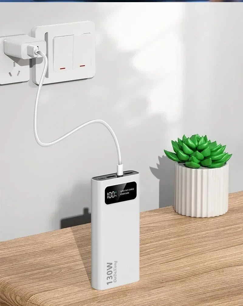 200000mAh Fast Charging Power Bank | 130W PD Portable Battery Tidesmit