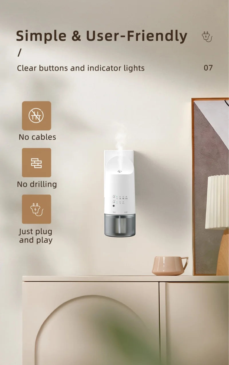 Plug in Waterless Aroma Diffuser Hotel Frangrance Diffuser And Essential Oils Atomizing Efficienc Home Air Freshener