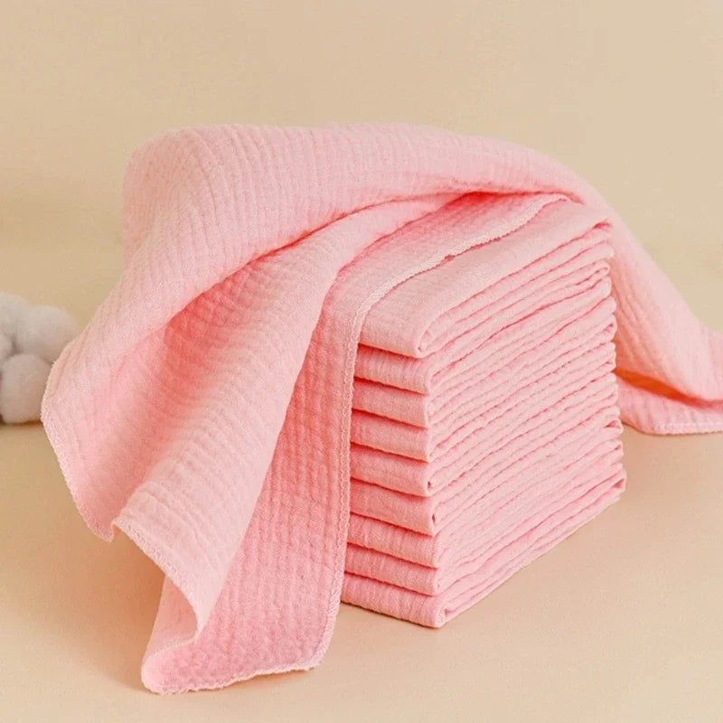 8/10pcs lot 100% Cotton Baby Gauze Diapers For Newborn Baby Nappy Changing 45*43cm Washable Soft Baby Towels