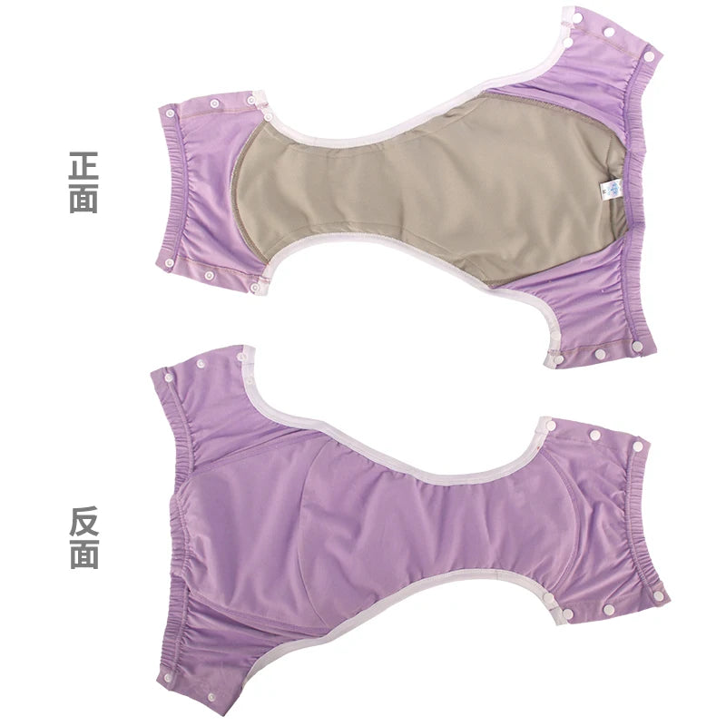 BIAI 1pc Cotton Adult Cloth Diapers Reusable Incontinence in Adult Cloth Nappies Washable Diaper Pants for Adults Teenage Gift