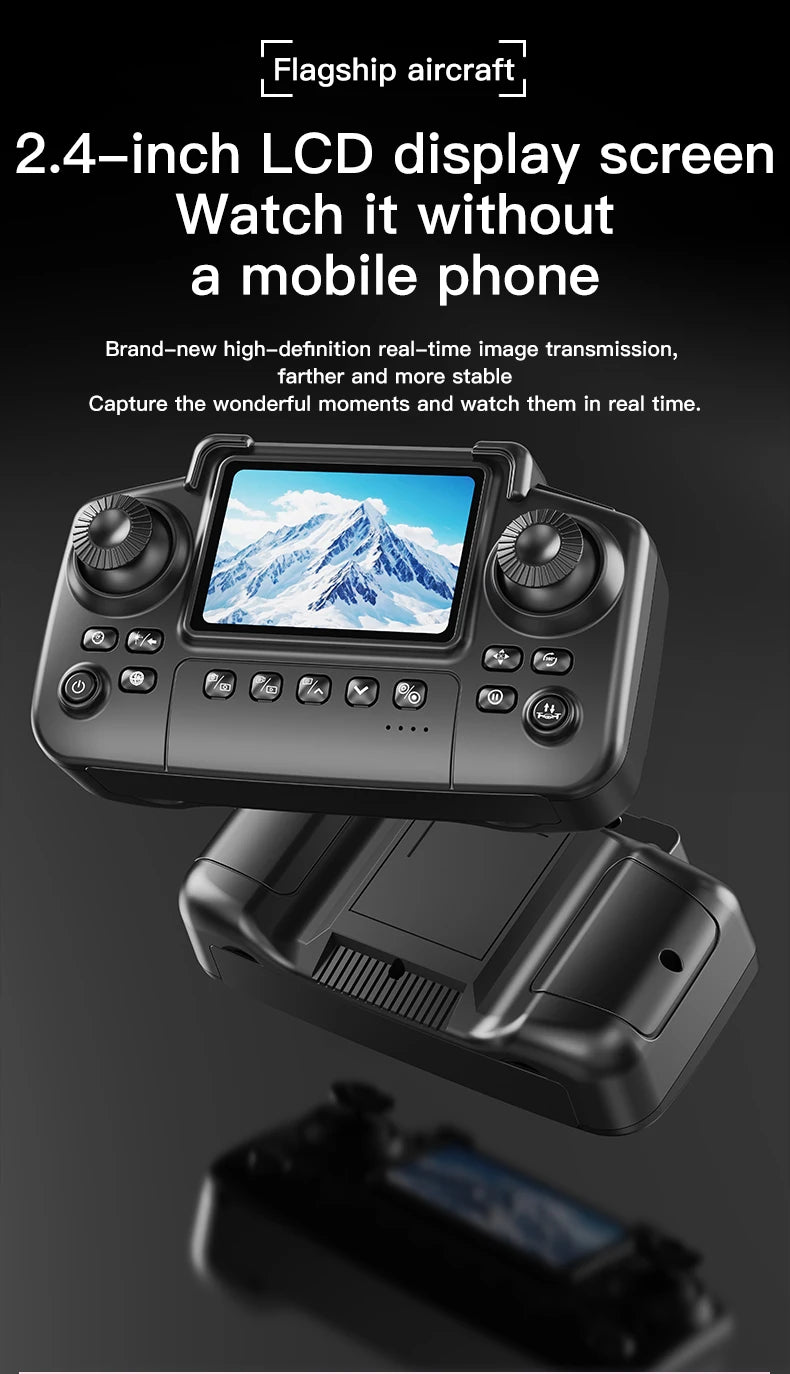 Foldable Camera Drone - Beginner RC Quadcopter with Obstacle Avoidance Tidesmit