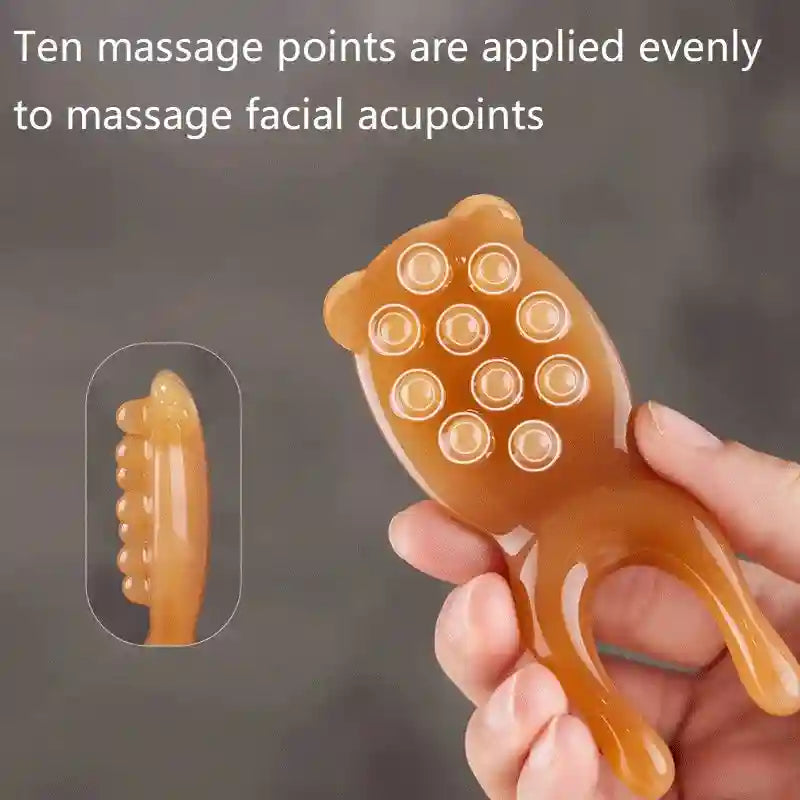 Gua Sha Facial Tool - Resin Ergonomic Face Massager for Muscle Relief Eye Massage Instrument Tidesmit