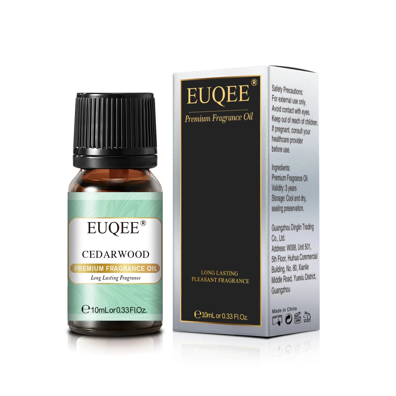 EUQEE 10ML Men's Fragrance Oil For Car Diffuser,Making Candle Leather Forest Pine Coffee Cake Cedarwood Bay Rum 1pcs/3pcs/6pcs