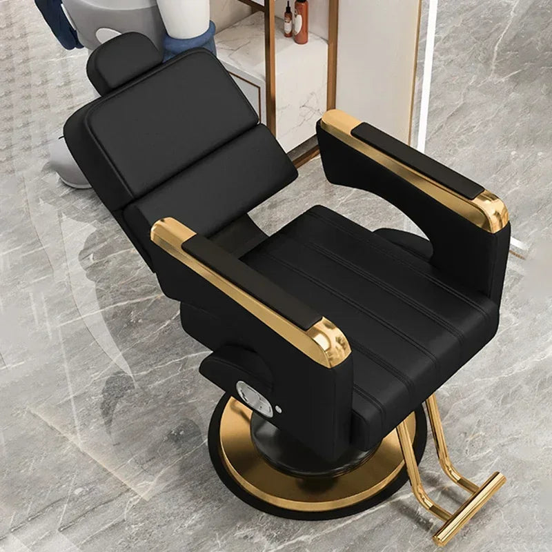 Barber Shop Hydraulic Chair: 360-Degree Swivel Salon Seating Massage Chairs Style-16 Tidesmit