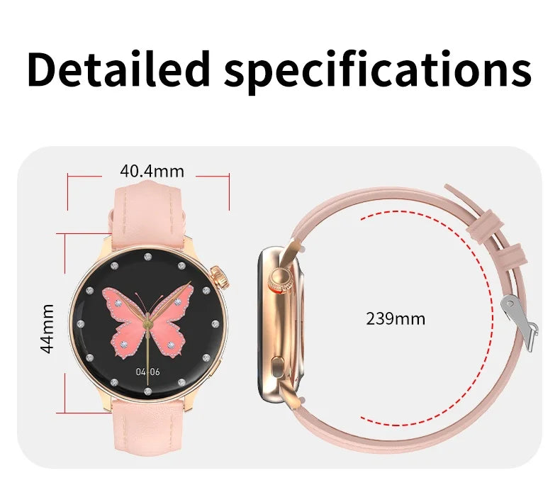 LIGE Sports Smart Watch for Women Wireless Call Heart Rate Sleep Monitor Multiple Sports Modes for Running Yoga Fitness Ladie