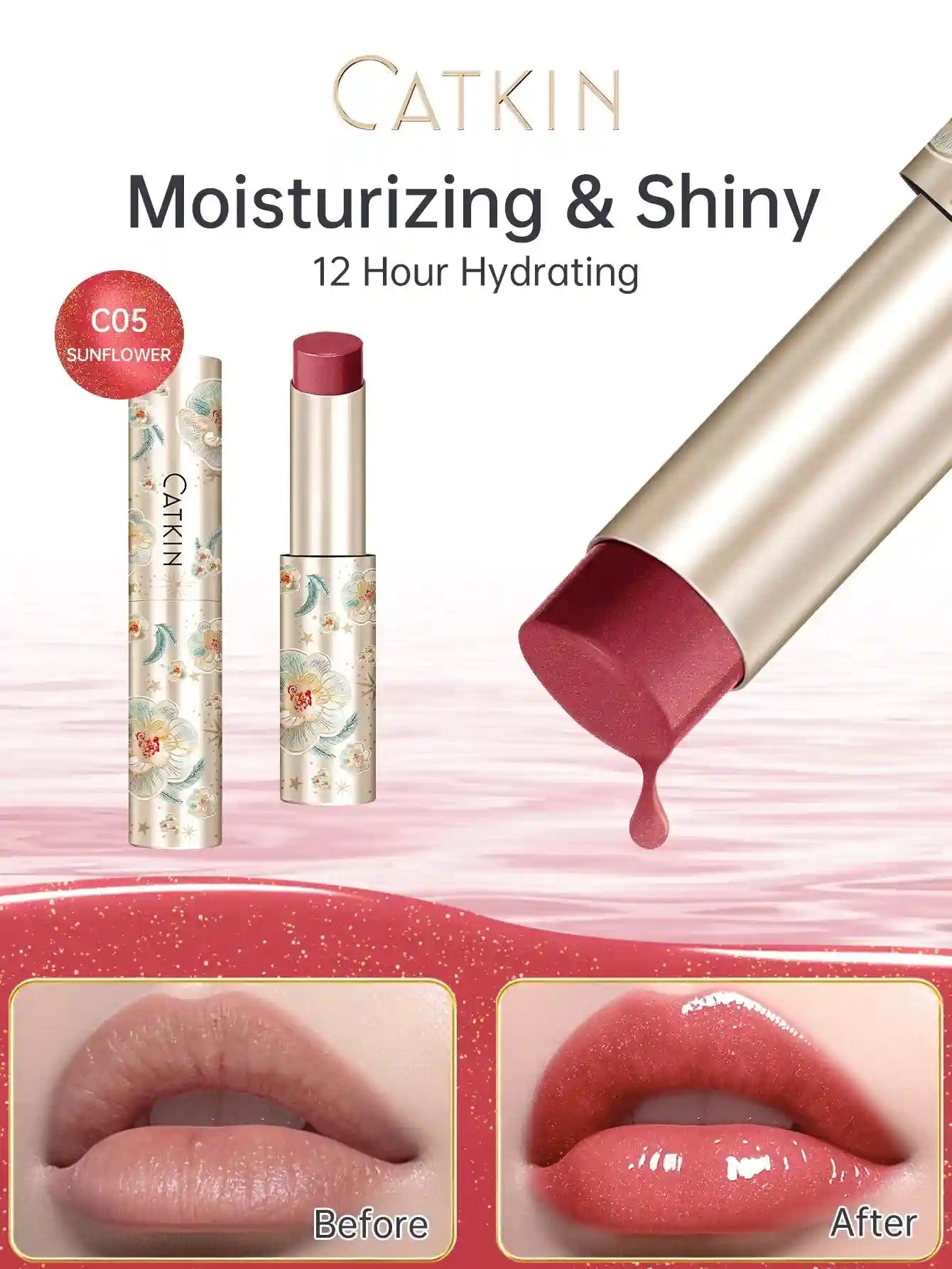 Moisturizing Tinted Lip Balm - Hydrating Lip Care with 6 Vibrant Shades Lip Care Tidesmit