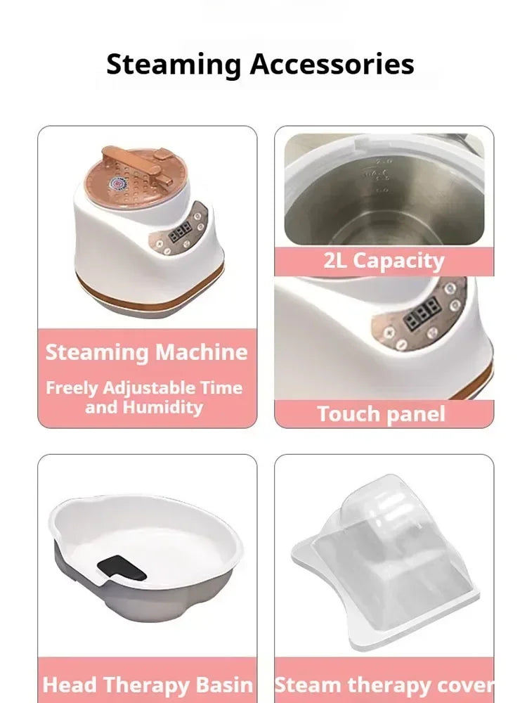 Head Spa Shampoo Chair with Water Tank - Reclining Salon Wellness Bed Massage Chairs Tidesmit