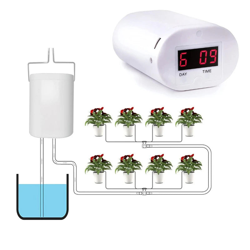 Cheapest Self-Watering Kits Intelligent Drip Irrigation Automatic Watering System Kits Plant Watering Spike Device Water Dripper