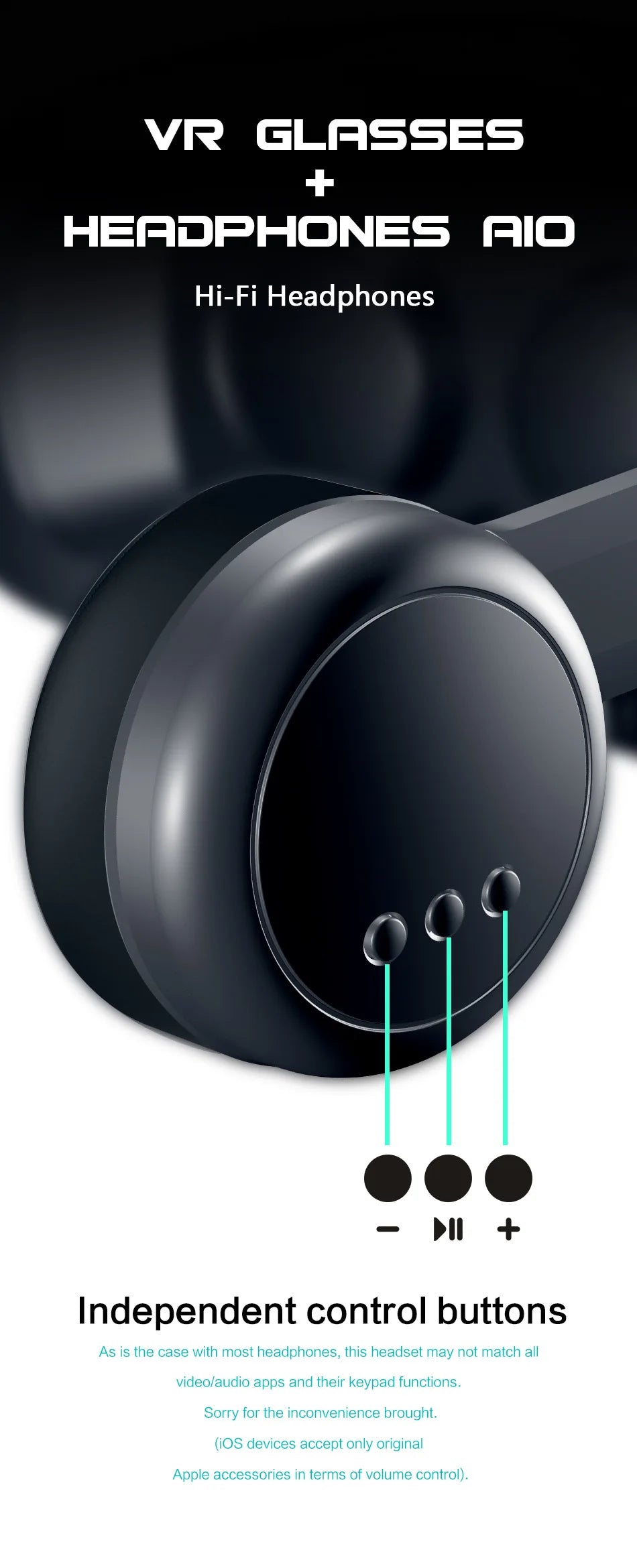 VR Headset for Smartphones with Adjustable Lenses - Tidesmit Tidesmit