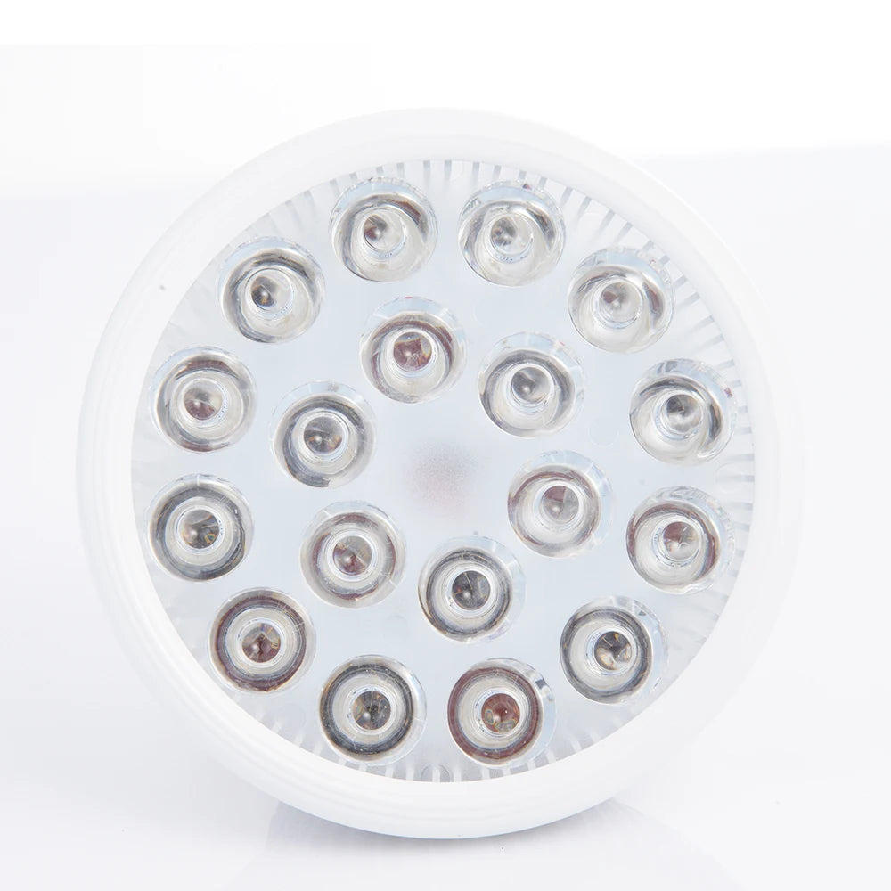 54W Red LED Light Therapy Bulb 630nm 660nm 810nm 830nm 850nm Infrared Light Bulb E27 Red Light