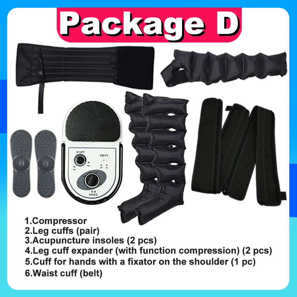 Leg Air Compression Massager for Circulation Relief | Tidesmit Relaxation Treatment Package D Tidesmit