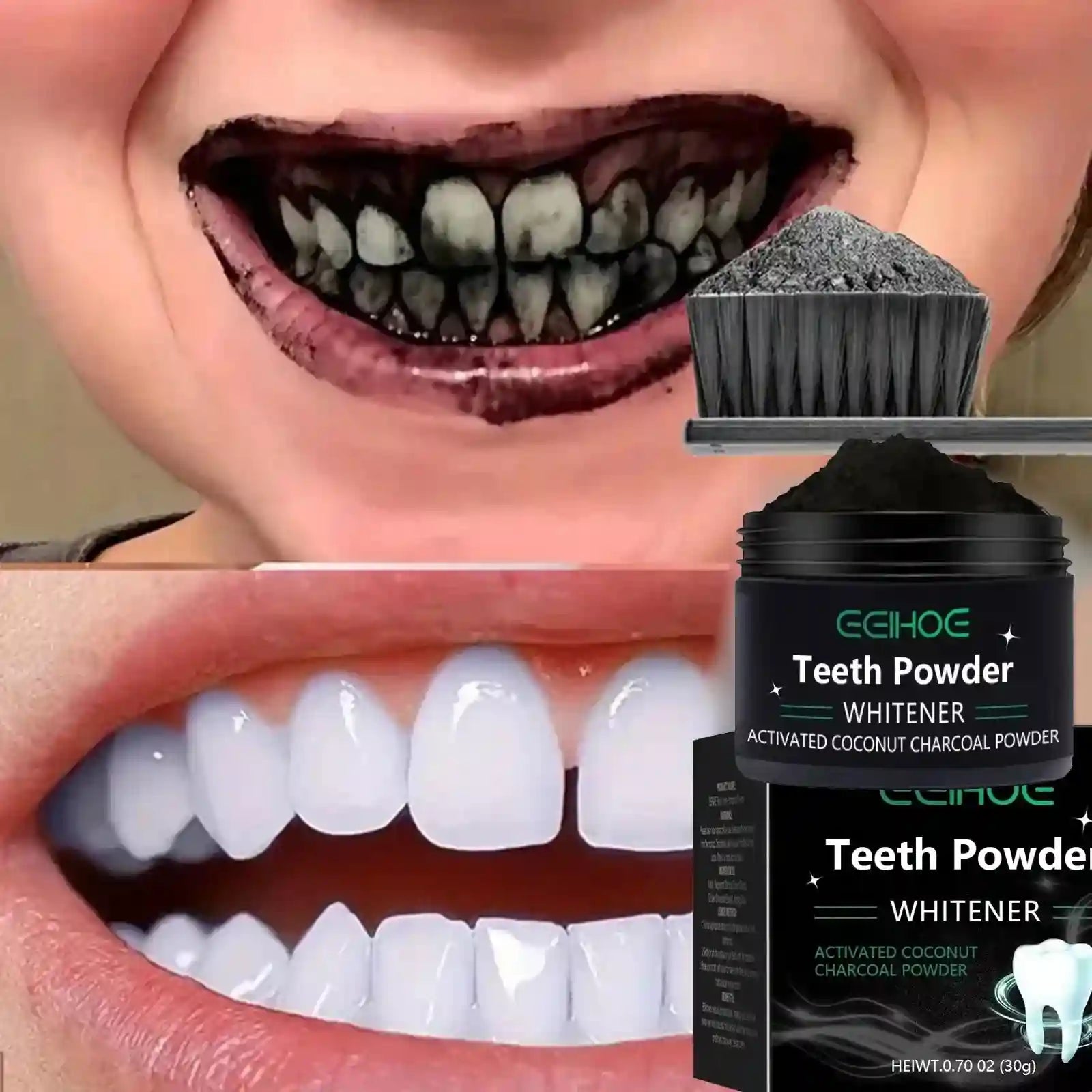 Tidesmit Teeth Whitening Powder for natural deep cleaning and daily fresh breath