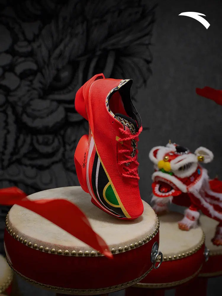ANTA C10 PRO 2ST RED XINGSHI PEISE Men's professional marathon carbon plate running shoes