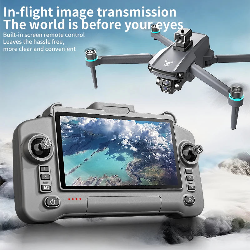 8K GPS Camera Drone with EIS Stabilization and Brushless Motor Tidesmit