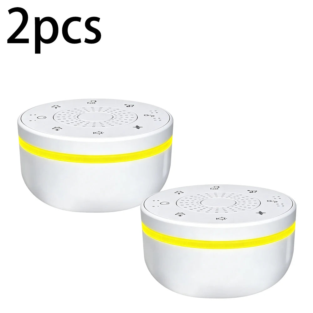 Sleep White Noise Machine with Soothing Sound Touchable Rechargeable Night Light Relaxing Audio & Sleep Lamp for Baby