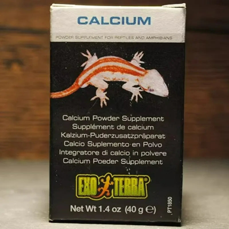 HAGEN Reptile Calcium Powder With & Without D3 Vitamin Supplement for Tortoise Lizard Leopard Gecko Bearded Dragon