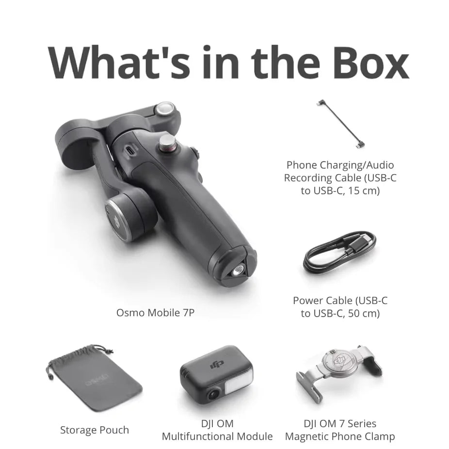 Smartphone Gimbal Stabilizer 3-Axis Foldable for Professional Video Osmo Mobile 7P China Mainland Tidesmit