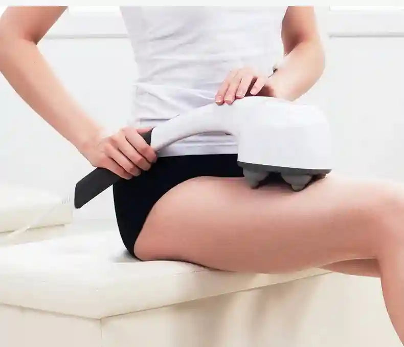 Electric Massage Roller | 4-Head Deep Tissue Muscle Relief Device Massage Roller Tidesmit