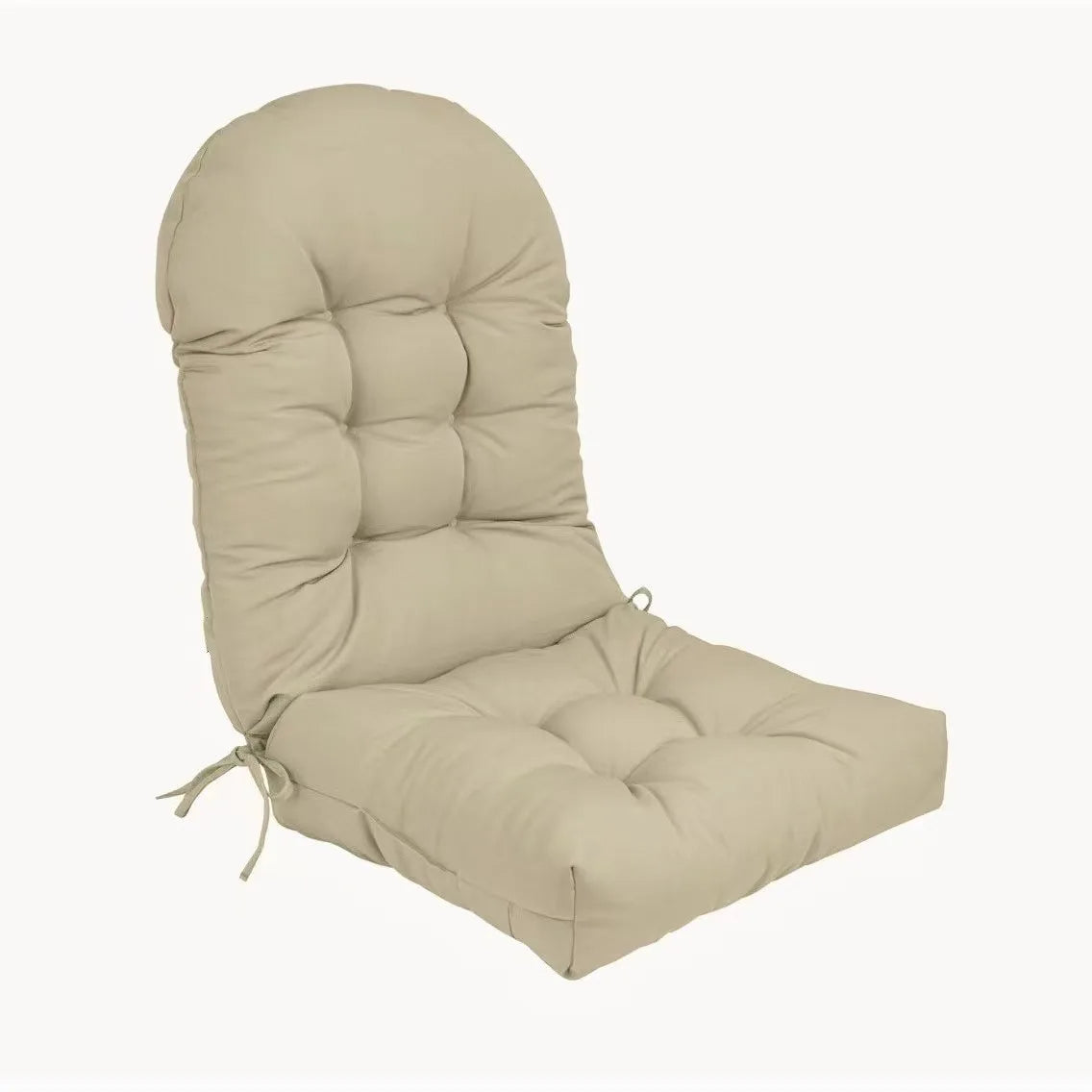 Rocking Chair Cushions, Indoor Outdoor Chair Cushion, Waterproof Fade Resistant High Back Patio Chair Pad with Non Slip Tufted