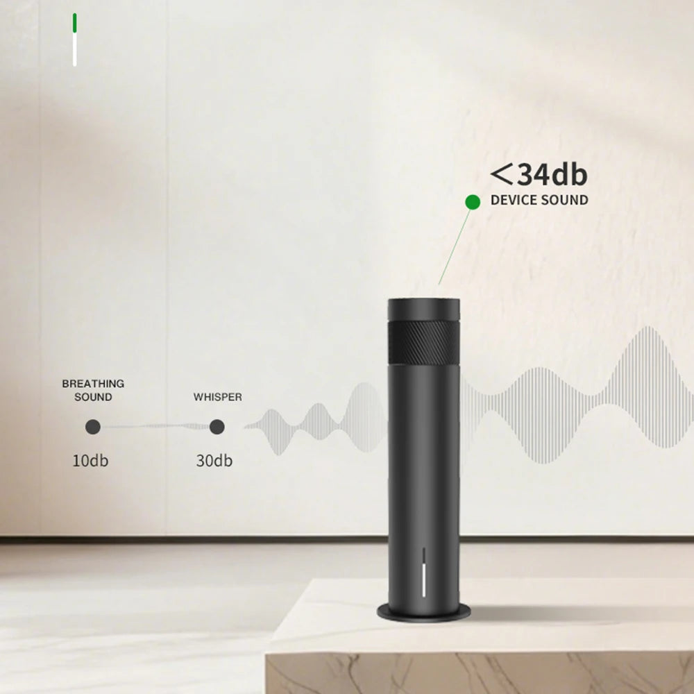 200m³ Smart Electric Essential Oil Diffuser Battery Smell Distributor Fragrance Waterless Bluetooth Scent Device Home Room Hotel