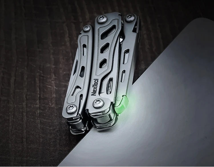 NexTool Keychain Mini Flagship F12 Folding Multi Tool 15 In 1 Screwdriver Pliers File Ruler Bottle Opener Scissors EDC Hand Tool