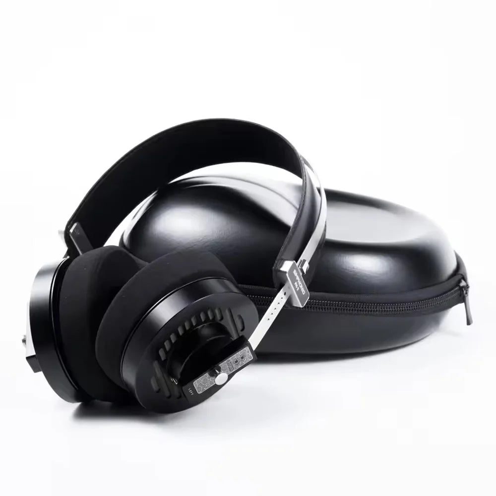 Planar Magnetic Headphones | 70mm Audiophile Wired Over-Ear HiFi Black Tidesmit