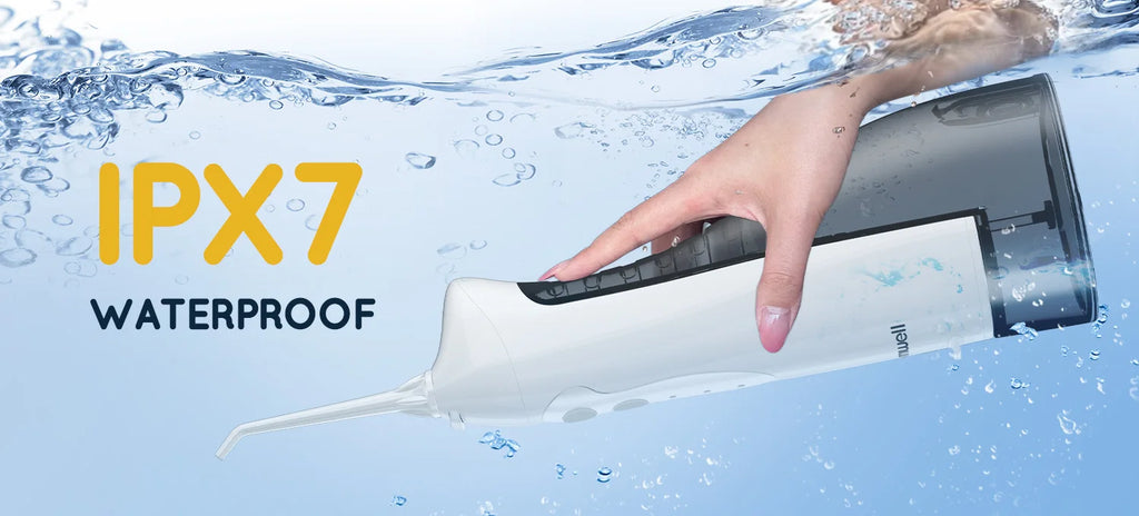 Mornwell Portable Water Flosser with Electric Toothbrush Combo:Gums Care - Brushing & Flossing for Adults, Travel Use, D52 & X3