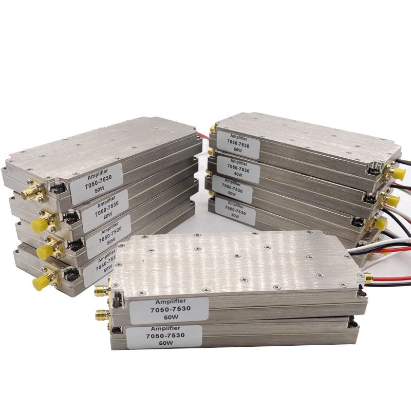 RF Power Amplifier Module 50W SMA for Long-Range Drone Signal Booster Tidesmit