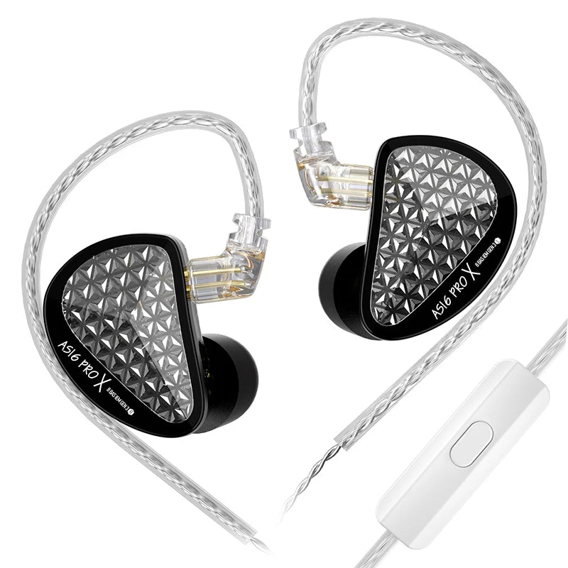 Tidesmit AS16 Pro Wired In-Ear Monitors - 16BA Drivers HiFi Audio AS16 Pro X MIC China Mainland Tidesmit