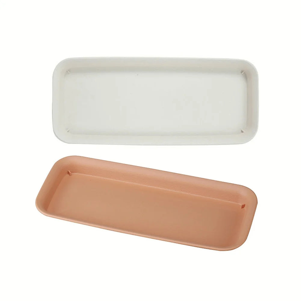 Water Tray Floor Flower Pot Tray 57.5*22.5*3.5cm Plastic Flower Pot Outdoor Garden Supplies Plant Rectangular Pot