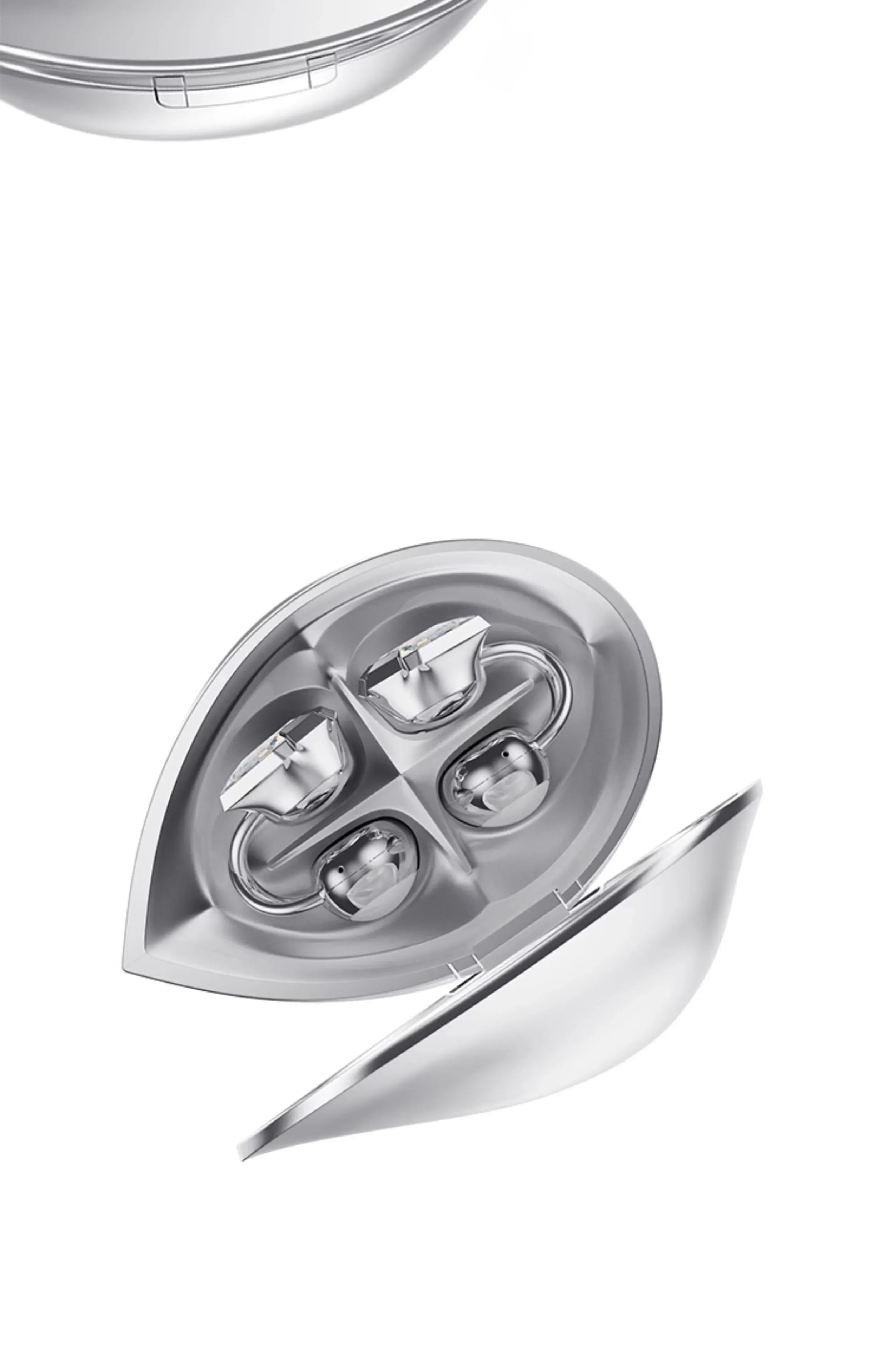 White Zircon Bluetooth Earphones - Tidesmit Wireless TWS 01 Tidesmit