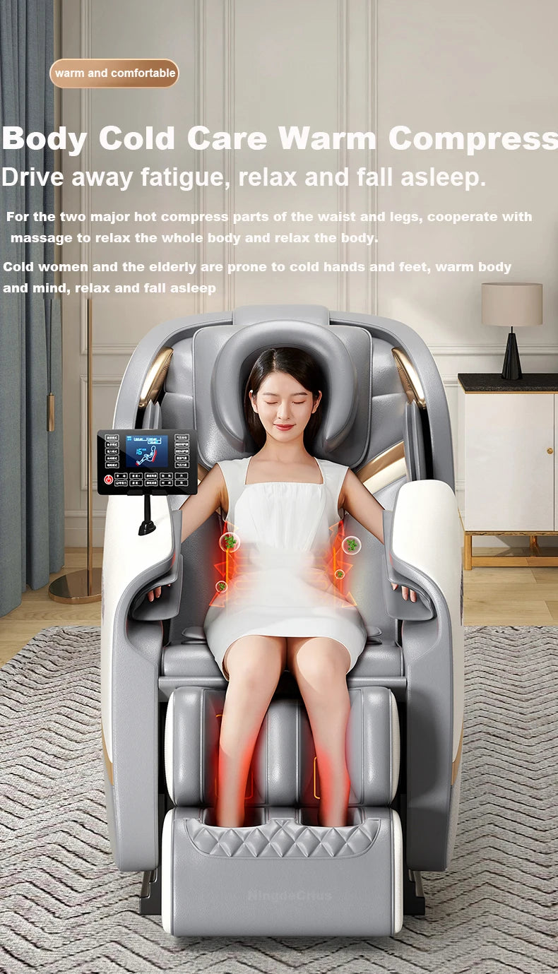 Massage Chair Recliner with Heat and Shiatsu Therapy, Gray | Tidesmit Massage Chairs Tidesmit