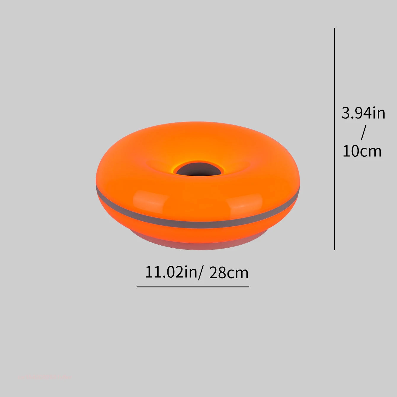 Bauhaus Ring Light: Minimalist Adjustable LED Table Lamp for Content TTQ XB-orange Tidesmit