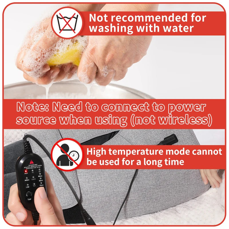 Red Light Hip Heating Pad for Sciatica Pain Relief | Tidesmit EU Relaxation Treatment Tidesmit