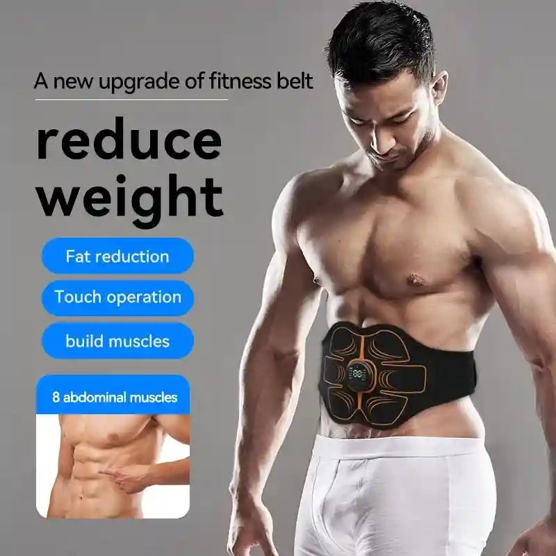 EMS Abdominal Trainer Belt - Rechargeable Muscle Relief Device Body Shaping Massage Equipment Tidesmit