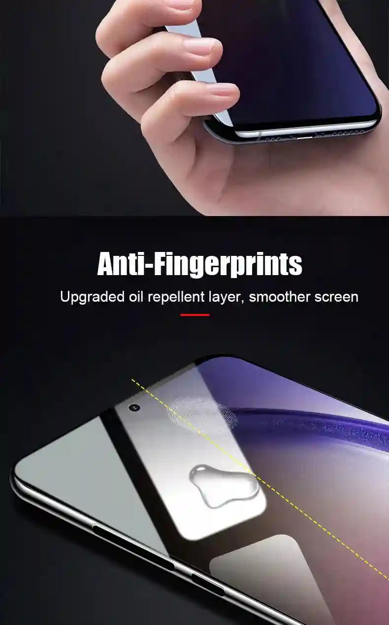 Privacy Screen Protector for Samsung Galaxy - 9H Tempered Glass 2-Pack AE Tidesmit
