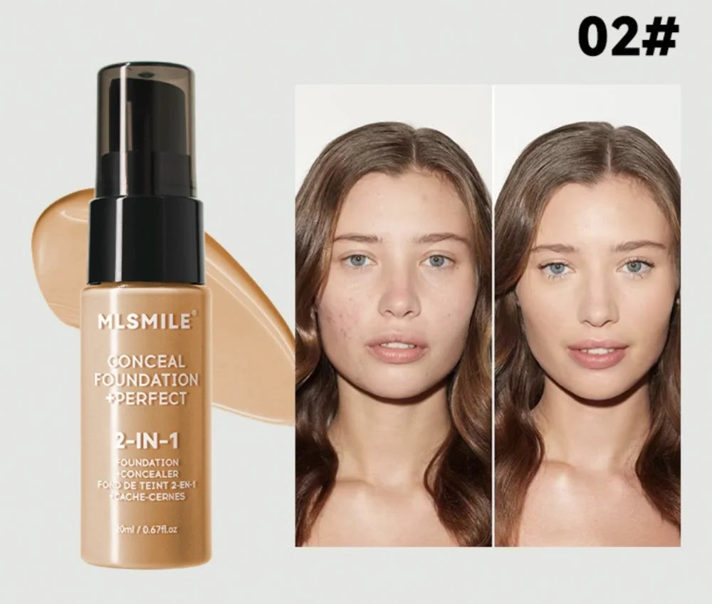 Tidesmit matte liquid foundation for oil control and long-lasting full coverage face makeup texture close-up