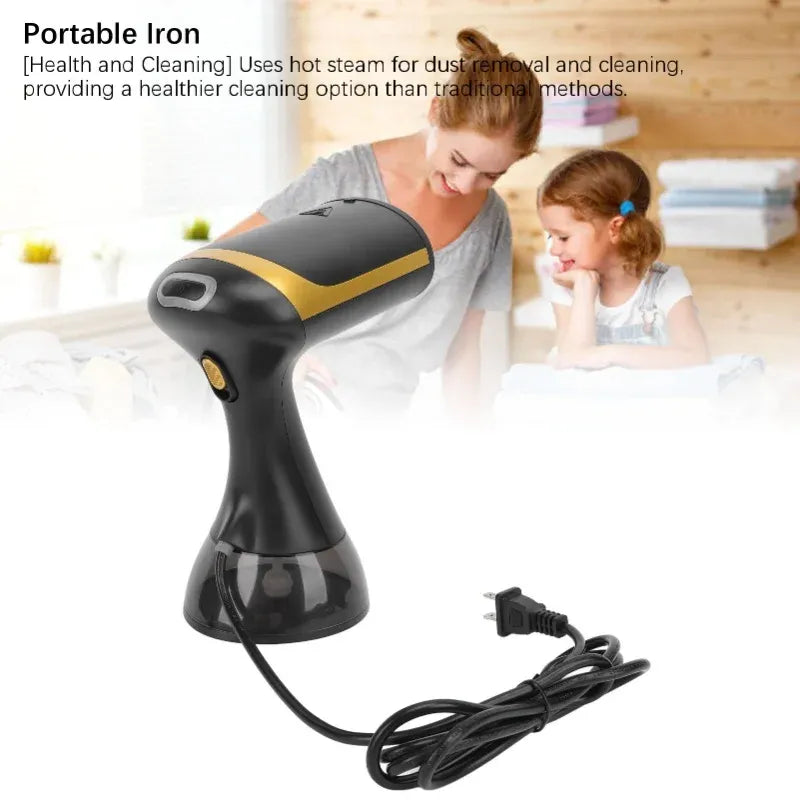 Tidesmit 1500W Portable Steam Iron 300ml 100-240V US Plug