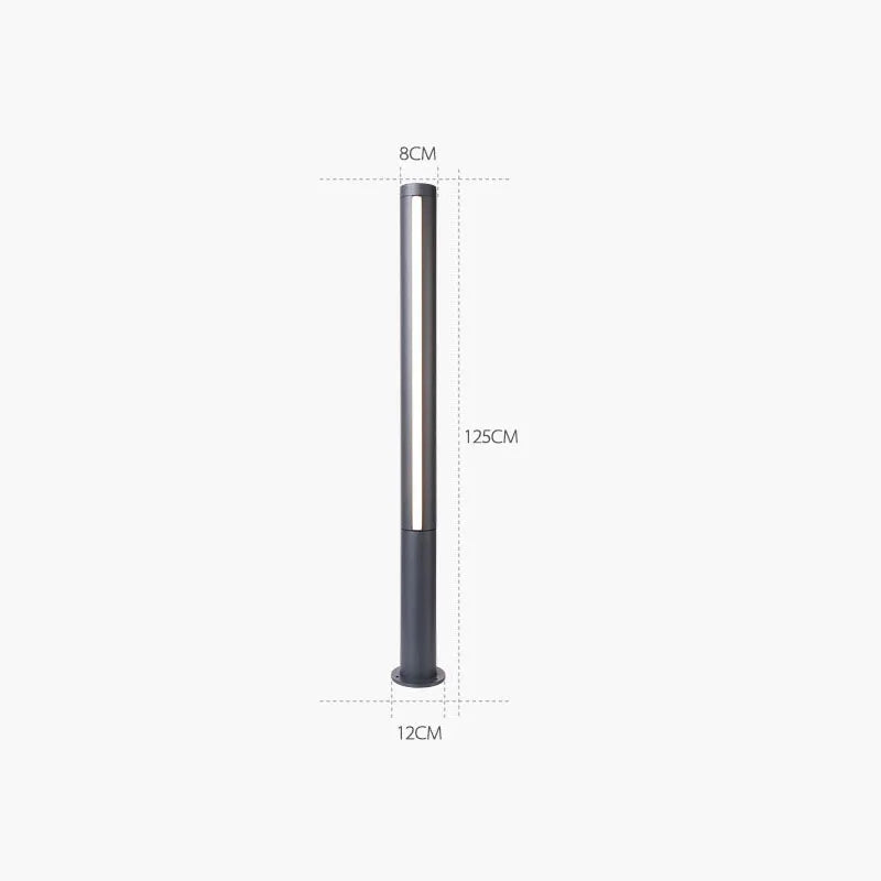 Outdoor Overleng IP65 Waterproof LED Lawn Light 85-265V Landscape Trihedral Luminescence Street Lamp For Villa Door Decoration